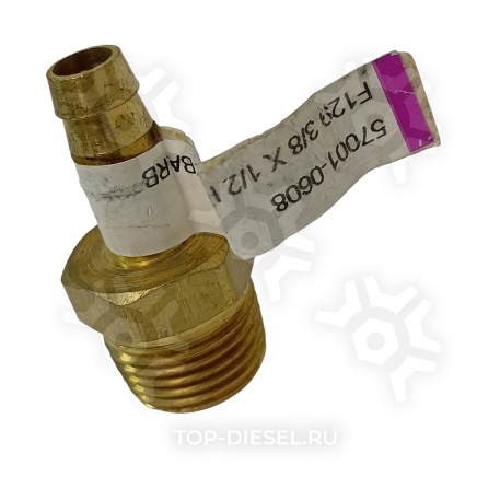 570010608 Латунный фитинг для шланга резьба 3/8" елочка 1/2" Anderson Metals купить