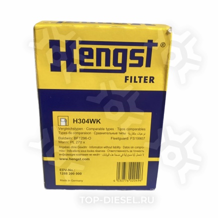 H304WK фильтр топливный !сепаратор 1-14UNS.H150.D108\DAF CF75/85 XF95/105 KAMAZ CAT Hengst купить