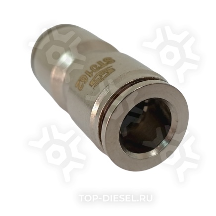 8521248SX Соединитель 3/8" x 3/8" трубка-трубка прямой с плоскими гайками Stellox купить рис.2