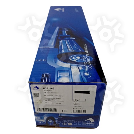 031142 Патрубок интеркулера силикон d80 с металлическими наконечниками Volvo FH12-FH16 Sampa купить рис.3