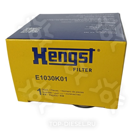 E1030K01 Фильтр топливный бумажный для сепаратора SWK-2000/10/H с подогревом MAN F2000/TGA Hengst купить