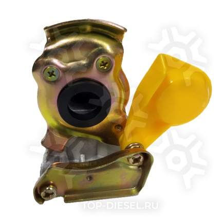 SK689000701 Головка соединительная желтая M22x1.5 без клапана на прицеп Mercedes Benz/MAN/Iveco/Scania/DAF/BPW S&K купить