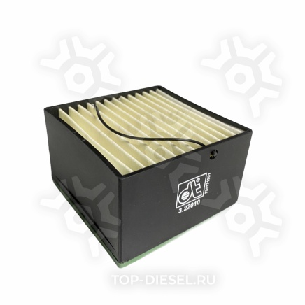 322010 Фильтр топливный бумажный (для сепаратора SWK-2000/10/H с подогревом) MAN F2000/TGA DT купить рис.2
