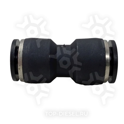 DA21892 Фитинг прямой D=10мм пластиковый Дали-авто купить рис.2