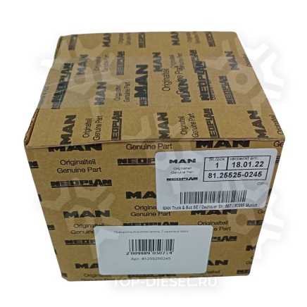 81255250245 Диапазонный поворотный переключатель 7-кратный АКПП TipMatic MAN для коробки ZF AS-Tronic MAN купить рис.4