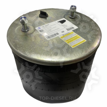 SP55940 Пневмоподушка без стакана 2 шпильки M12 смещение 25 1 отверстие-штуцер M22 940 BPW Sampa купить