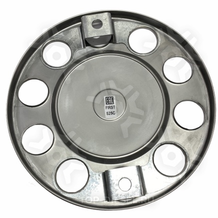 525C Колпаки колеса "Без Логотипа" комплект передний R 22.5 INOX Mercedes Benz/MAN/DAF/Volvo First купить рис.2