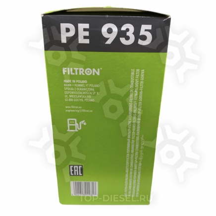 PE935 Фильтр топливный бумажный Mercedes Benz Actros Filtron купить
