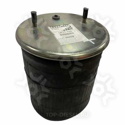 1R11700 Пневмоподушка без стакана 2 шпильки M12 смещение 25 1 отверстие-штуцер M22 BPW Goodyear купить