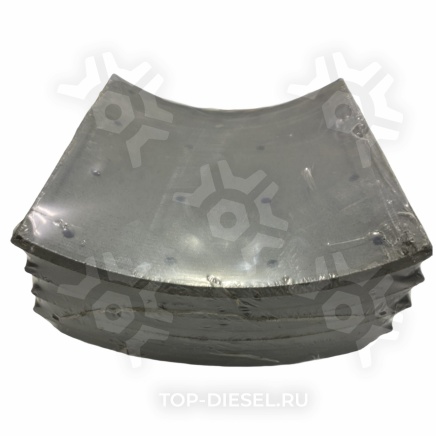 1993300 Накладки тормозные стандарт без заклепок 413x254 93280 6.65x18 64 Scania Fras-LE купить рис.2