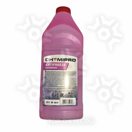 CH005 Антифриз G12 готовый 1kg красный -40°C Chemipro купить рис.2
