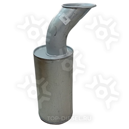 031391 Резонатор глушителя бочка круглая с выхлопной трубой Volvo N/FL/FM/FH 10/12/1 Sampa купить рис.2