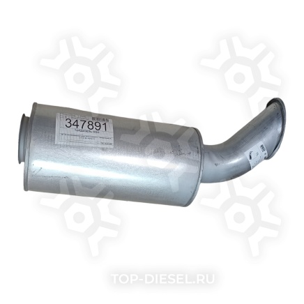 031391 Резонатор глушителя бочка круглая с выхлопной трубой Volvo N/FL/FM/FH 10/12/1 Sampa купить