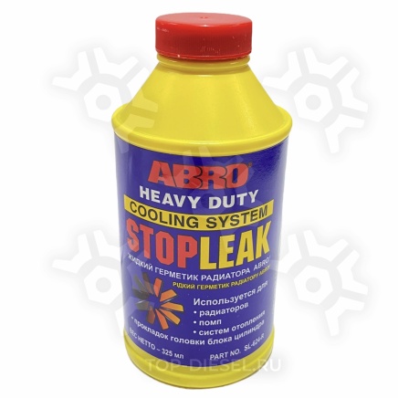 SL624R Герметик радиатора усиленный жидкий 325ml Abro купить